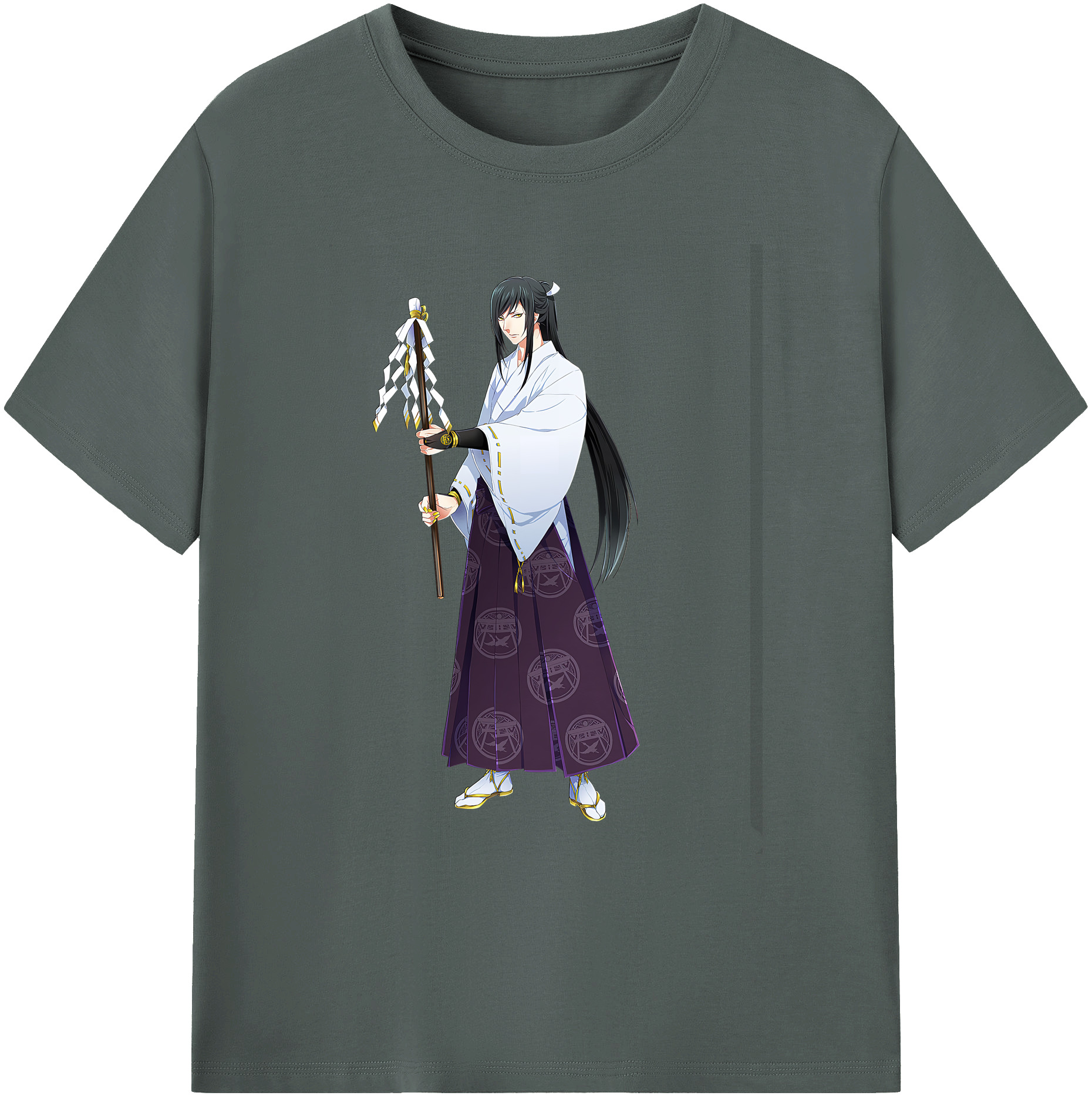 （画像用） 刀剣乱舞 Touken Ranbu 綿100％ メンズ半袖Tシャツ｜肌触りやわらか＆通気性